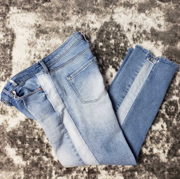 LOFT Denim - LOFT Ann Taylor Side Stripe Vintage Straight Boho